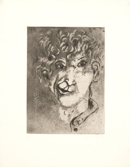 Marc Chagall (1887-1985)
Autoportrait à la grimace