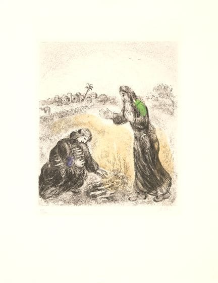 Marc Chagall (1887-1985)
Elie et la Veuve de Sarep