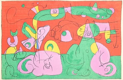 Joan Miró (1893-1983)
Bougrelas et sa mère, planch
