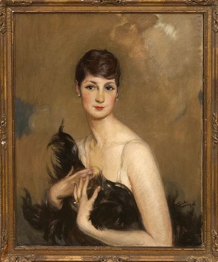 Jean-Gabriel Domergue (1889-1962)
Femme au boa de 