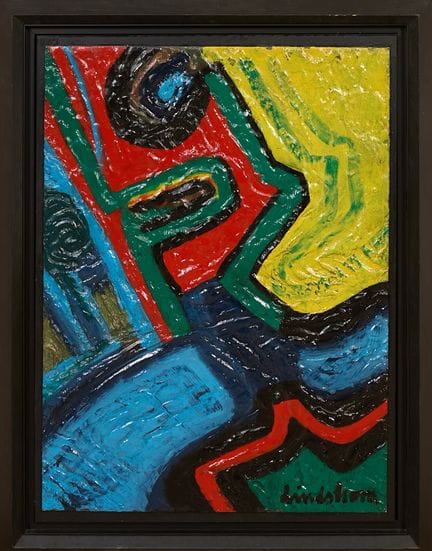 Bengt Lindström (1925-2008)
Face rouge 1982 Acryli