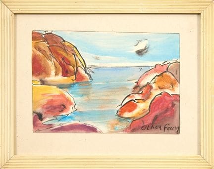 Emile Othon-Friesz (1879-1949)
Bord de mer  Aquare