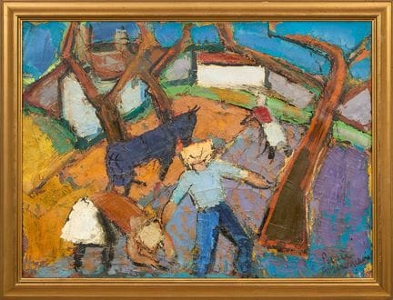 Pierre Ambrogiani (1907-1985)
Le Cheval noir 1960 