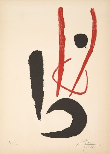 Joan Miró (1893-1983)
Le Chien aboyant à la lune 1