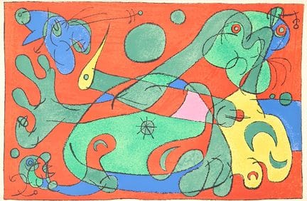 Joan Miró (1893-1983)
La Guerre, planche X de la s