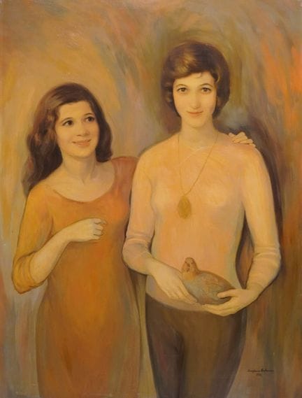 Guozdavo GOLENKO (XXe): "Deux femmes à la tourtere