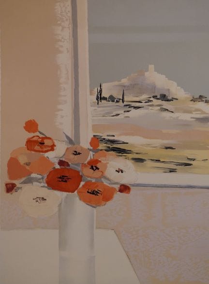 Pierre-Gérard LANGLOIS (1940-1994): "Pavots à St P