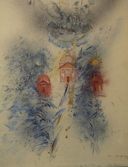 Mireille BERRARD (1930-2005): "Abstraction lyrique
