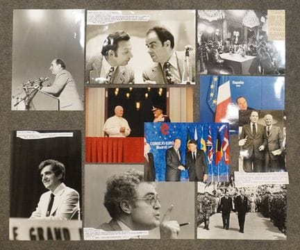 Sammlung von Pressefotos (französische Politik und