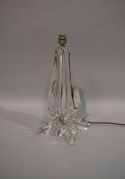 Cristallerie de Lorraine: Kristalllampe. 36 cm