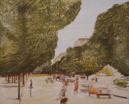 D'après Ferit ISCAN (1931-1986): "L'avenue Matigno