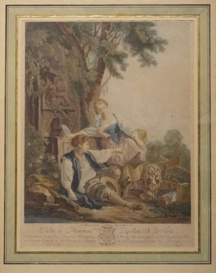 D'après François Boucher: "L'obéissance récompensé