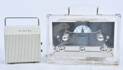 Due radio a transistor portatili, 
una Radio Dapy 