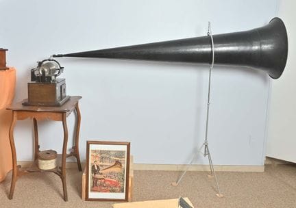 Edison
« Concert » pour cylindres, équipé d'un cor