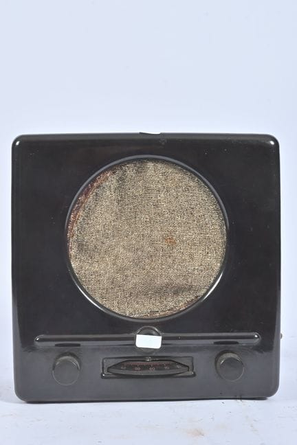 Busta postale tedesca in bachelite marrone, GM2.

