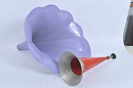 Pavillon floral asymétrique Phrynis repeint violet