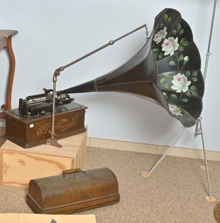 Edison,
Phonographe pour cylindres « Home », compl