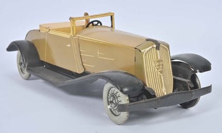 CR, Peugeot 301 decappottabile con pilota, 
meccan