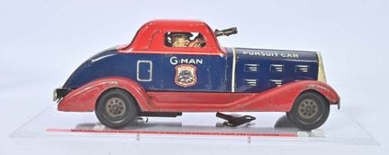 Louis Marx &amp; Co
"Pursuit Car" G-Man Justice, m