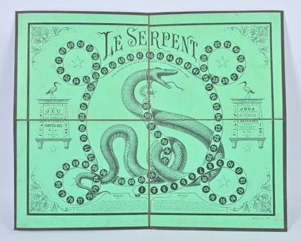 France XIXe, E.C.,
le Serpent, 1869, plateaux de j