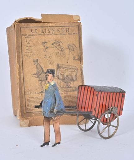 Fernand Martin, "Le Livreur", 
giocattolo con vola