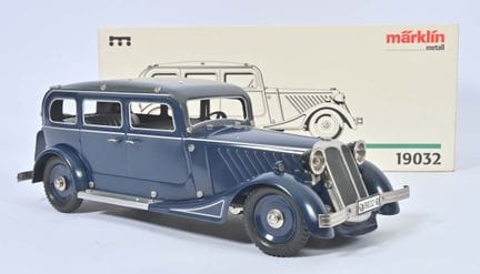 Märklin metall, limousine six glaces
mécanique, bl