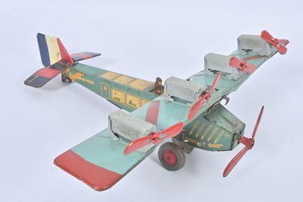 Modellino in scala, aereo Renault 800 CV, 
meccani