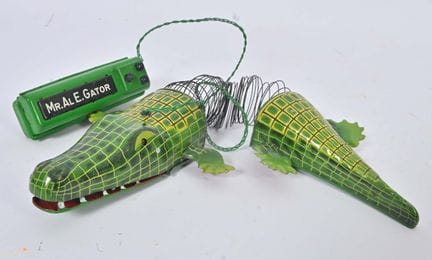 Japon, Mr. Al E. Gator, crocodile à ressort
Batter