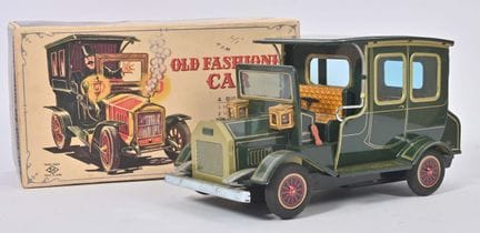 Japon, SH, Old fashioned car 
Battery Toy en tôle 