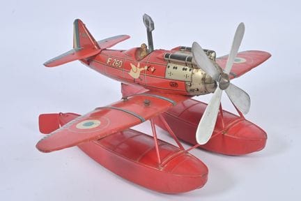 Sì, idrovolante meccanico F-260
litografato in ros