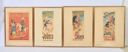 Chaix impr., Les Maîtres de l'affiche, 4 tirages e