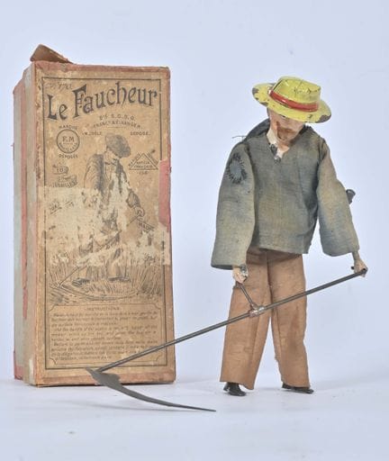 Fernand Martin, "Le Faucheur", 
giocattolo meccani