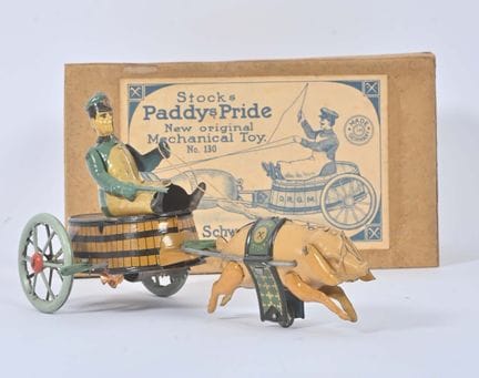 Stock, "Paddy's pride" (Schweinekutsche), 
maiale 