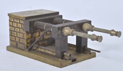 Märklin, scartamento I 
Parabuffo idraulico in lam