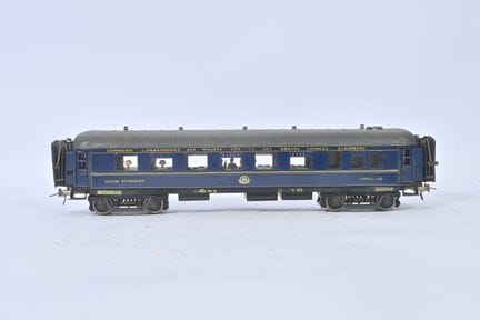Elettren, Spurweite 0, 
Blauer CIWL-Speisewagen mi
