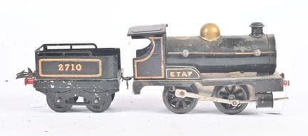 Hornby, schwarze Lokomotive 020
Staatsbahn-Ausführ