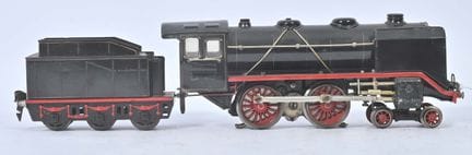 Märklin, scartamento O,
Locomotiva elettrica a tre