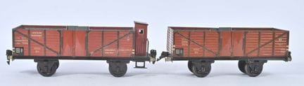 Märklin, scartamento I
Due vagoni ribaltabili con 