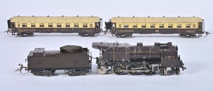 L.R., Zug „Flèche d’Or“
mit brauner Elektrolokomot