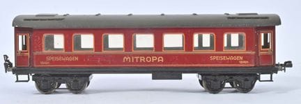 Märklin, Spur I
Mitropa-Speisewagen, Art.-Nr. 1842