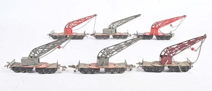 L.R., sechs Kranwagen
40 t mit Drehgestellen, (Var