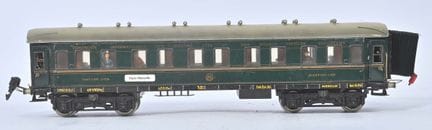 Märklin, scala O,
Carrozza letto CIWL Parigi-Marsi