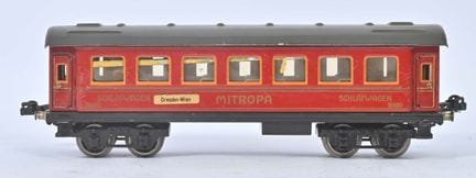 Märklin, scartamento O,
Carrozza letto Mitropa Dre