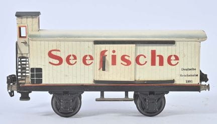 Märklin, Spur I
Seefische-Wagen mit Achsen und Wac