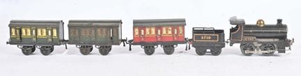 Hornby, Zug mit Lokomotive
Typ 020 in schwarzer Au