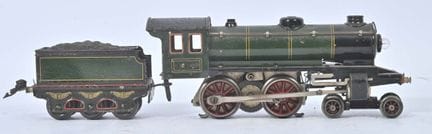 Märklin, scartamento O,
Locomotiva elettrica a tre