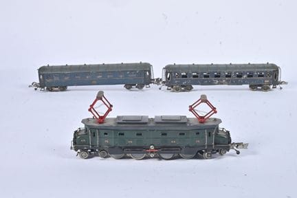 L.R., Triebwagen PO 2D2
Nr. 40, grün, mit zwei Str
