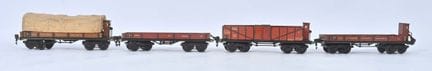 Märklin, scartamento O,
Treno composto da quattro 