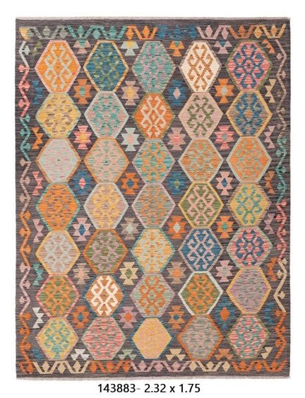 Tapis Kilim Afghan en laine
232 x 175 cm