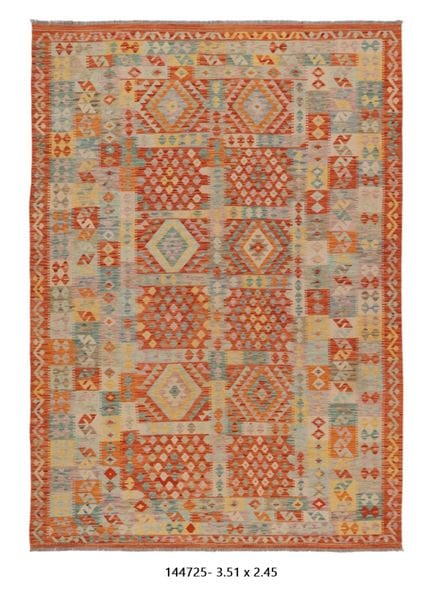 Tapis Kilim Afghan en laine fait main
351 x 245 cm